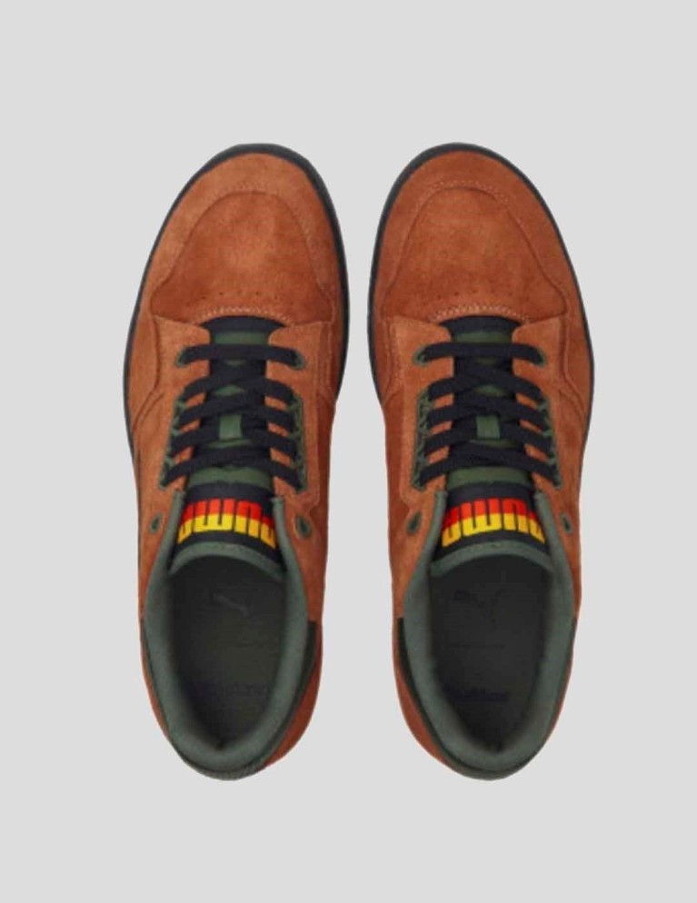 Colaborações PUMA x butter goods slipstream low sd mocha bisque-black-thyme